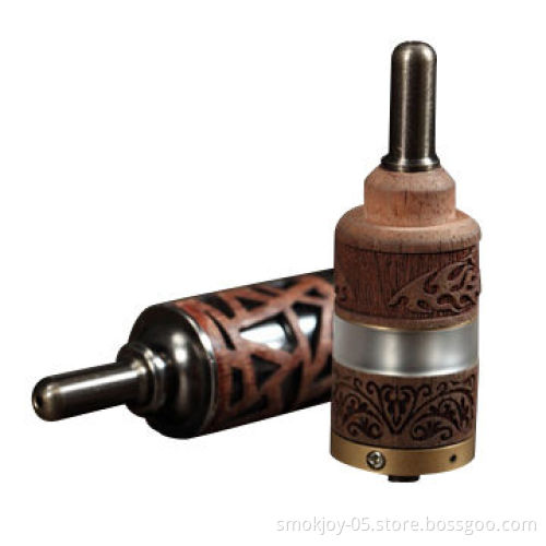 Smokjoy wooden atomizer with adjustable airflow, n fire LA3/LA4 tank